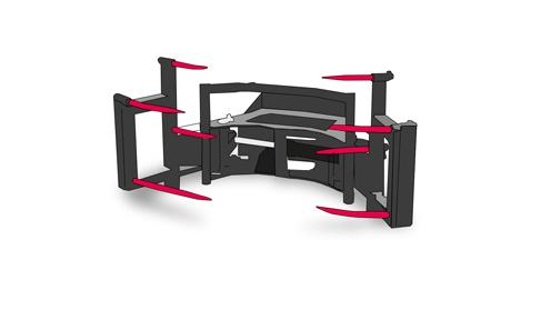 Pinza para balas modular